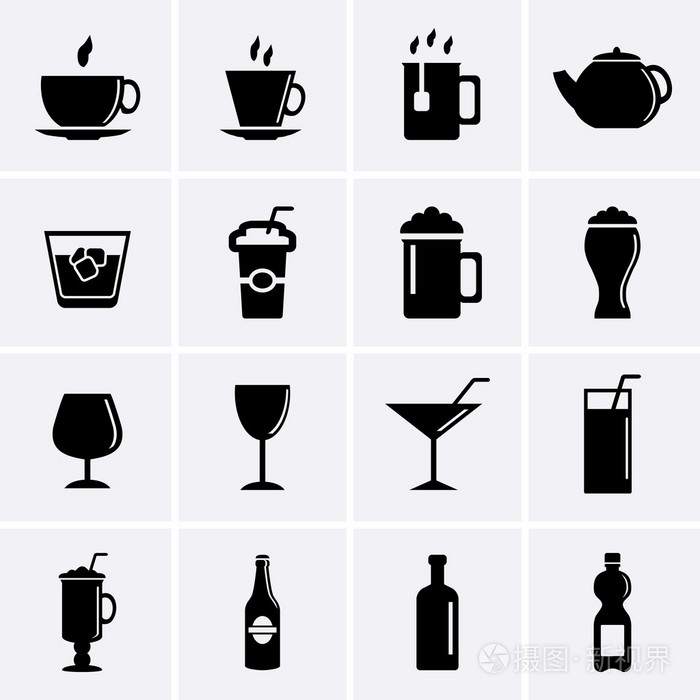酒與飲料圖標 解讀飲品符號的文化意涵與設計美學